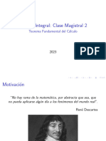 C Alculo Integral: Clase Magistral 2