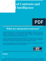 Automated Contracts and Artificial Intelligence