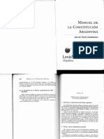 Manual de la Constitución argentina - Miguel Angel Ekmekdjian - Selección