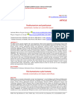 2020-Posthumanism and posthuman-systematic review on scientific bases