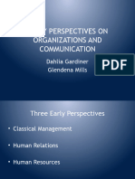 Early Perspectives On Organizations and Communication 3