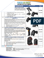 Cotizacion Lectores de Codigos 1D y 2D Zkteco - Precios Distribuidor