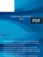 Integrity Part 3