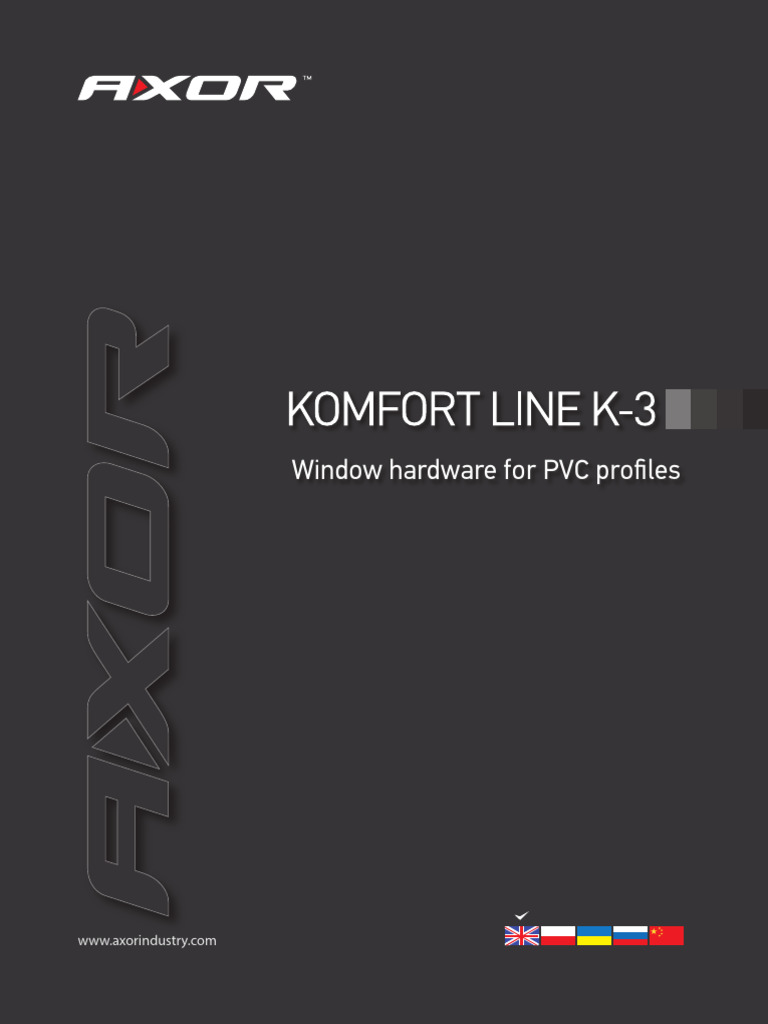 KOMFORT LINE K-3 Window Hardware Guide | PDF | Window | Corrosion