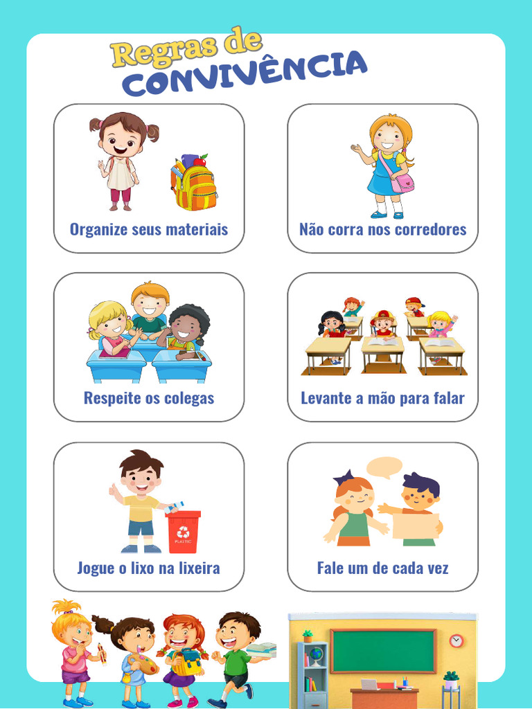 Modelo de Regras de Convivencia Na Escola | PDF