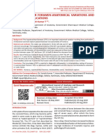 SUPRATROCHLEAR FORAMENANATOMICAL VARIATIONS AND ITS CLINICAL IMPLICATIONS - 2019 - IMED Research Publications