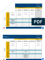 Horario 4o Podologia Segundo Semestre