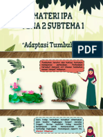 Adaptasi Tumbuhan