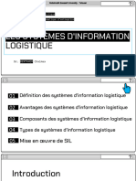 6eme Seance Les Systèmes D'information Logistique