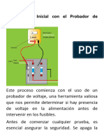 Verificacion Con El Probador de Voltaje