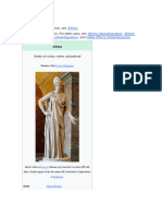 Athena: For The Capital City of Greece, See - Several Terms Redirect Here. For Other Uses, See, ,, and