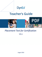 Placement Test For Certification Teachers Guide 9