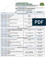 Jadwal PEKERTI ANGKATAN XXXII Terbaru