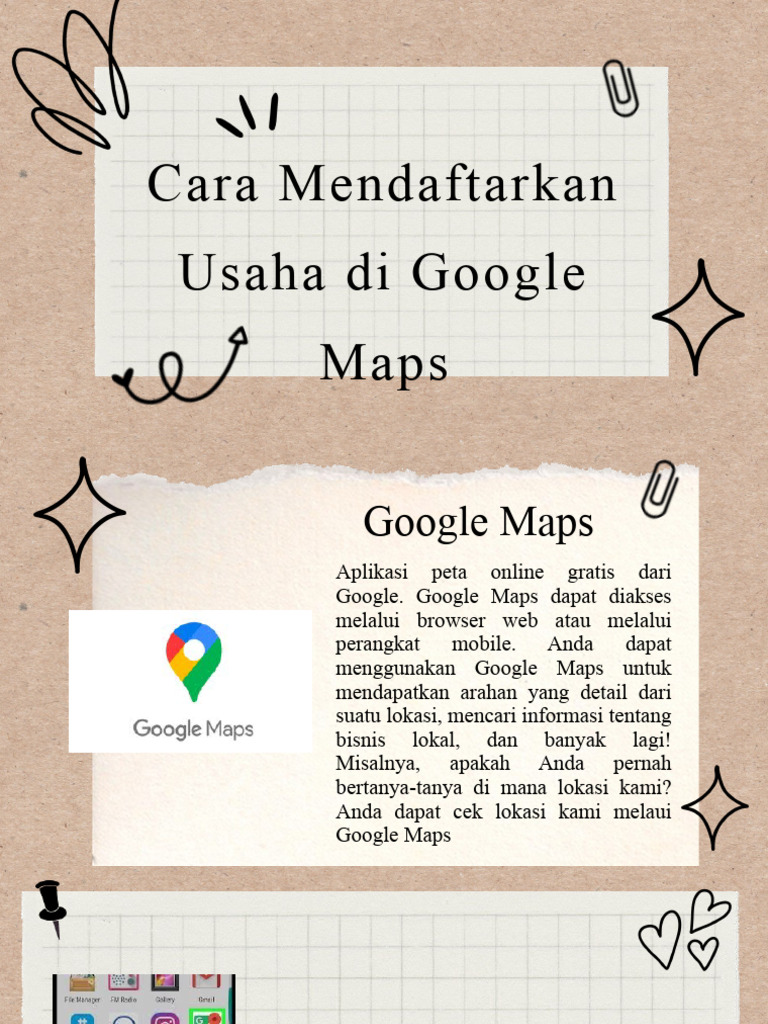 Cara Mendaftar Usaha di Google Maps | PDF