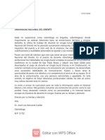 Carta de Presentacion