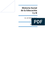 Apuntes de Historia Social de La Educación I y II 2004-2005