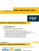 Active - and - Passive - Voice Lesson in Details To REVISE