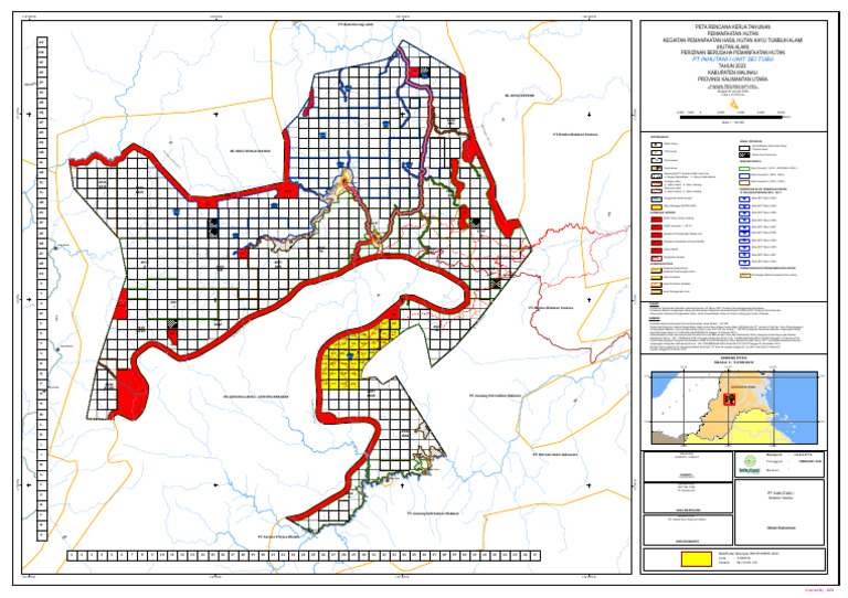 Peta RKT Pemanfaatan Hutan 2023 | PDF