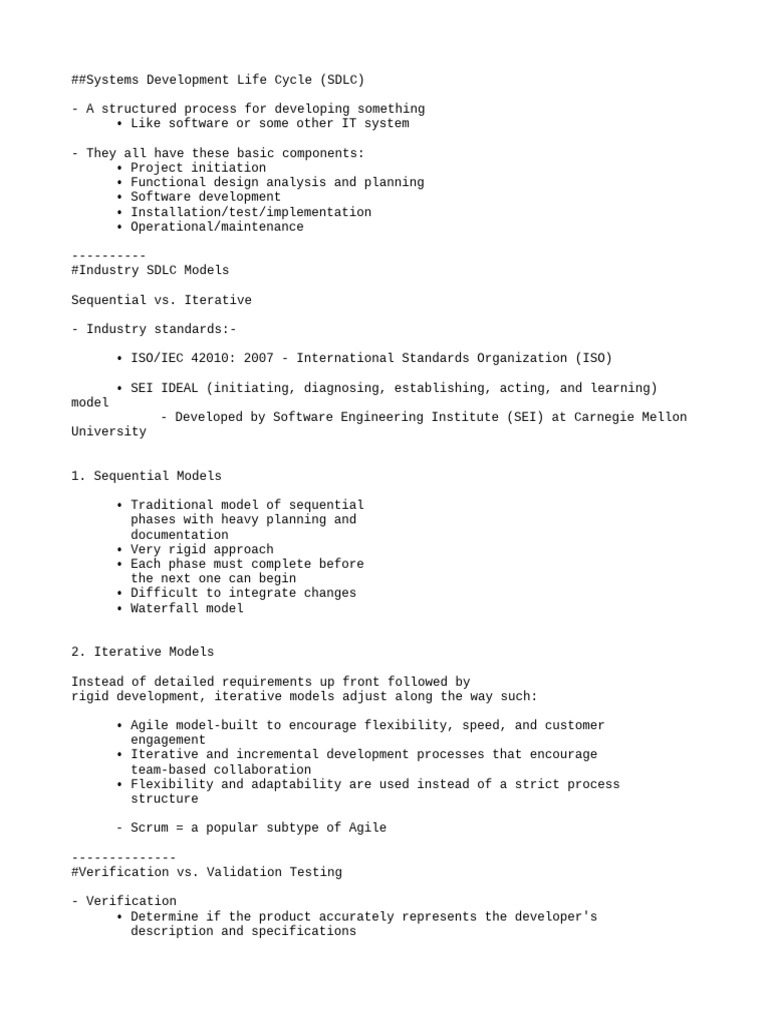5 - Systems Development Life Cycle SDLC | PDF | Business