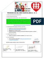 4to Años Egb Programa Del Día de Niño 2021