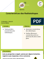 Características Dos Radioisótopos: Química