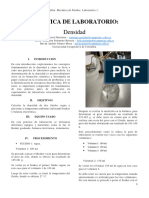 LABORATORIO 1 - Densidad