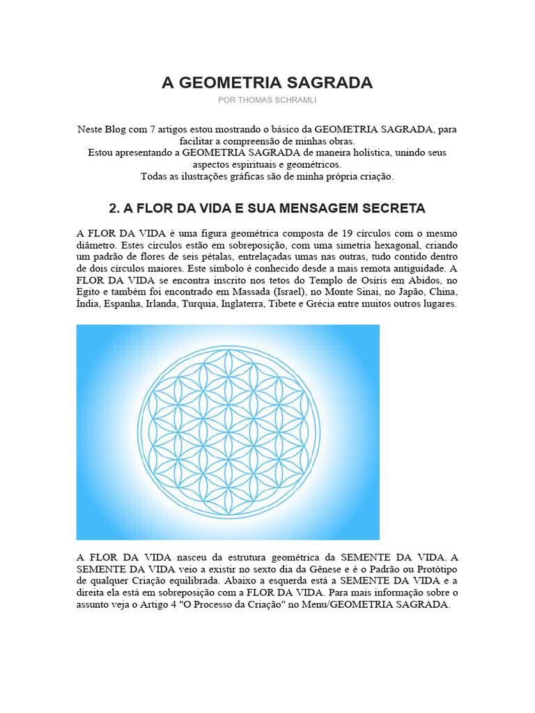 A Geometria Sagrada | PDF | Geometria, image size:768x1024