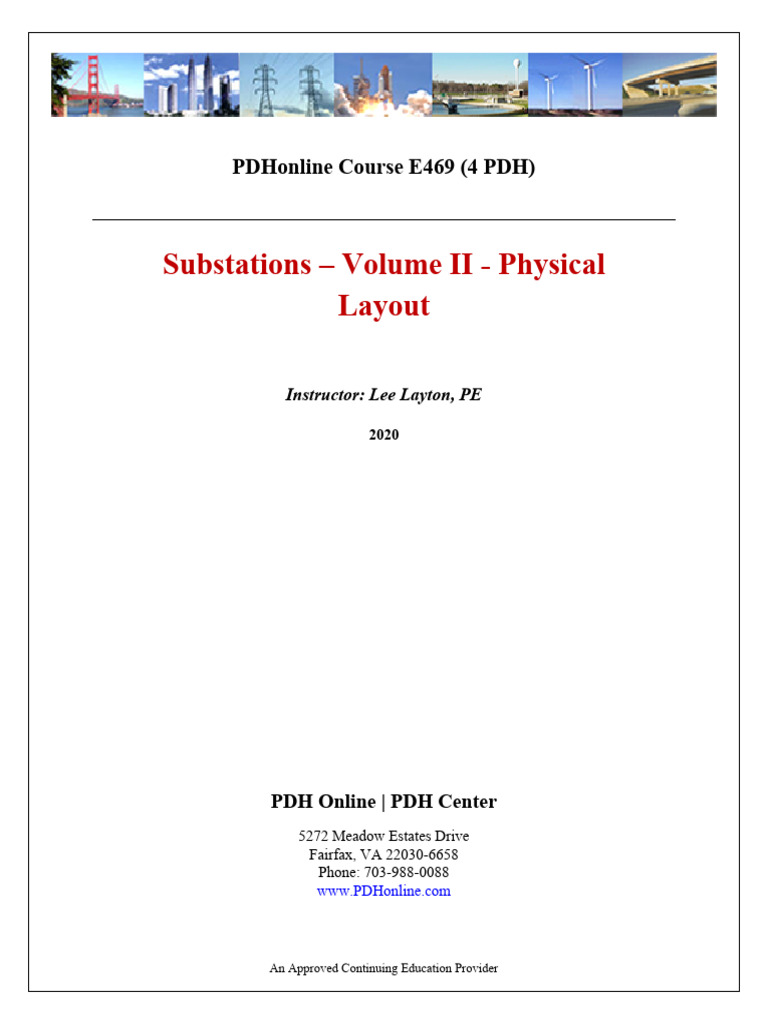Rural Substation Design Guide: Layout | PDF | Electrical Substation ...
