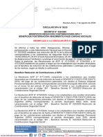Circular Dpa #30/20 Decreto #332/2020 Beneficios Reducción Contribuciones Sipa