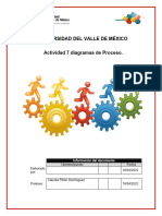 Universidad Del Valle de México Actividad 7 Diagramas de Proceso