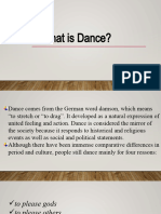 What Is Dance?
