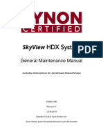 SkyView HDX Certified General Maintenance Manual Rev F
