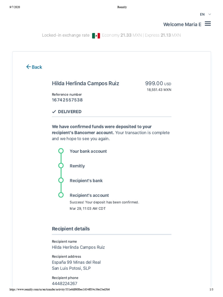 Remitly 2 | PDF