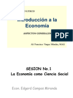 Introduccion A La Economia, Aspectos Generales, Clases 2