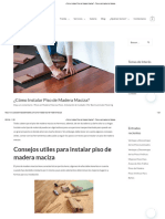 ¿Cómo Instalar Piso de Madera Maciza - Pisos Laminados de Madera