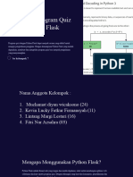 Pembuatan Program Quiz Dengan Python Flask