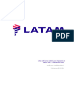 EDITAL DO PROCESSO SELETIVO - TRIPULANTES DE CABINE 2024 - LATAM AIRLINES BRASIL. VersÃ o 2024.3