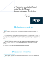 Proceso Adaptacion - Transicion RN. Caract Ant y Fisiologicas - 86