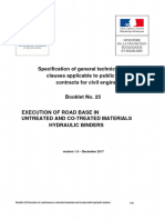 Booklet No. 25 EXECUTION OF ROAD BASE IN HYDRAULIC BINDERS UNTREATED AND CO-TREATED MATERIALS