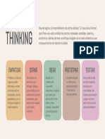 Brainstorming Gráfico Design Thinking Español Gratis Multicolor