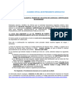 Instructivo para Realizar El Tramite de Solicitud de Licencias