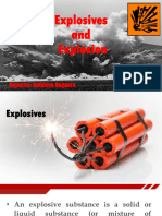 Explosives and Explosion
