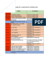 Propuesta Catequesis Confirmación 2024