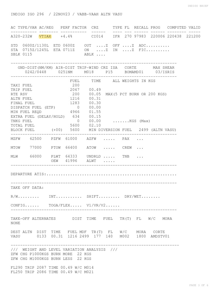 2 - PBS F Jan 24 Flight Plans | PDF | Aviation | Aerospace