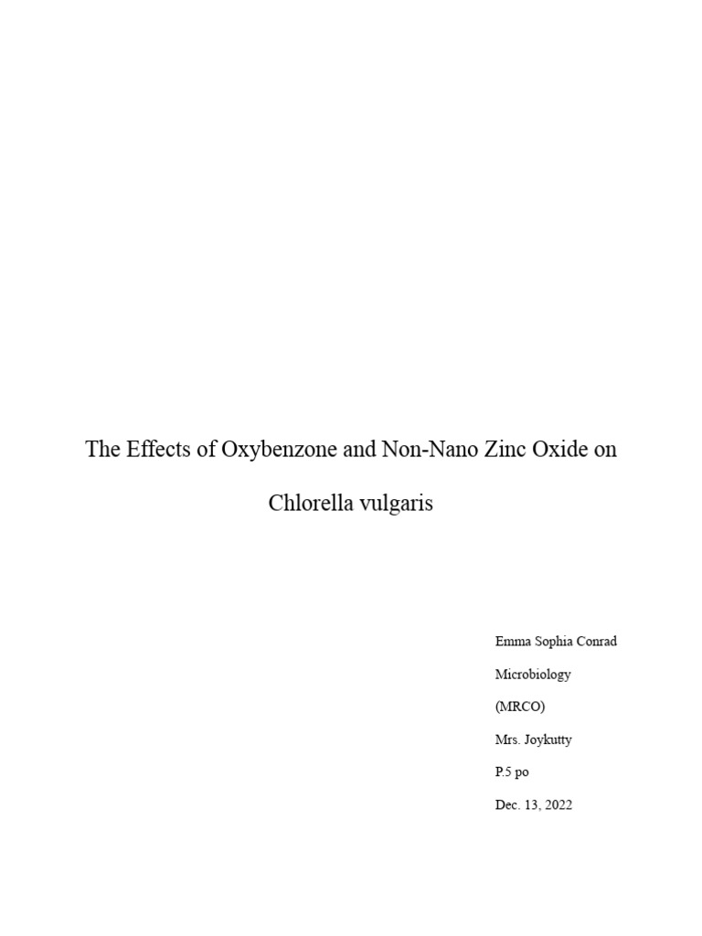 Non Nano Zinc Meaning