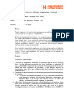 Caso Práctico Del Módulo de Medicina Forense