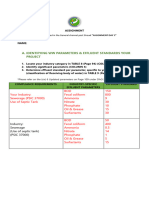 Identifying WW Parameters Effluent Standards - Vince Zabdiel Secretaria