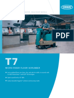 (2022) Tennant T7 Automatic Scrubber Datasheet