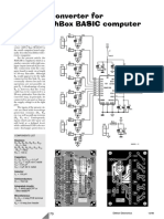 A-D Converter For Matchbox Basic Computer: Design: K. Walraven Computer