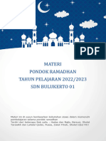 Materi Pondok Ramadhan 2023
